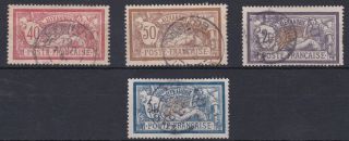 French Colonies Alexandria 1902 - 21 S G 31 - 35 Var Values To 5f