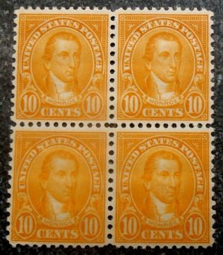 Buffalo Stamps: Scott 642 Hamilton Block Of 4,  Nh/og & Vf,  Cv = $40