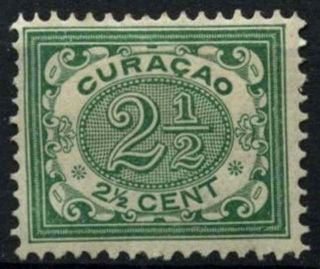 Curacao 1903 Sg 56,  2.  5d Deep Green Mh D43796