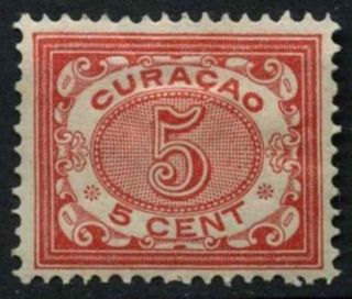 Curacao 1903 Sg 58,  5c Rose Mh D43800