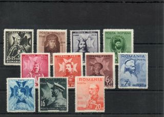Old Stamps Of Romania 1938 553 - 63 Mnh 30.  - Euro