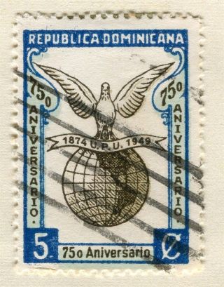 Dominica; 1949 Early Upu Issue Fine Anniversary Issue 5c.  Value