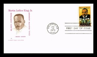 Dr Jim Stamps Us Martin Luther King Black Heritage House Of Farnum Fdc Cover
