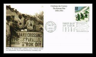 Dr Jim Stamps Us Korean War Celebrate The Century Fifties First Day Cover Mystic