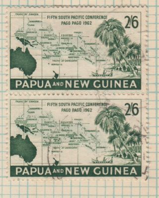 Papua Guinea 1962 2/6 South Pacific Conference Pair Vfu.