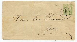 Hungary 1872 Also - Valy Cds Cancel - Strike Of Postmark - Stationery Cover