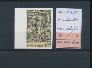 Lk45749 Belgium 1981 Religious Art Fine Lot Imperf Mnh Cv 12,  5 Eur