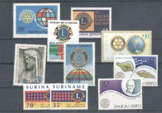 (853091) Rotary,  Small Lot,  Miscellaneous,  World