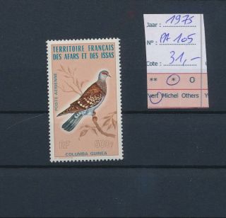 Lk80259 Afars Et Issas 1975 Birds Animals Airmail Mh Cv 31 Eur