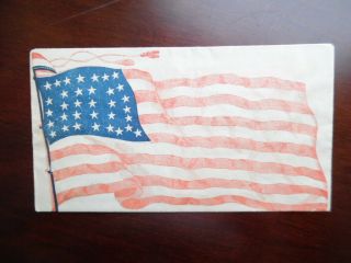 1861 34 - Star American Flag All Over Civil War Patriotic Cover Envelope J.  Bryson