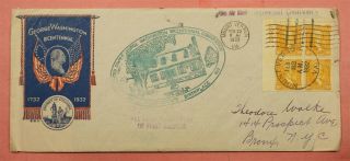 1932 George Washington Bicentennial Special Delivery Airmail Mount Vernon Va