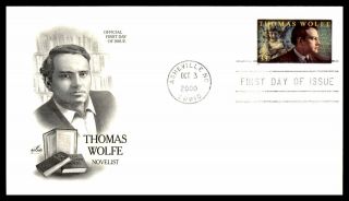 Mayfairstamps Us Fdc 2000 Thomas Wolfe Novelist Art Craft Wwb_15337