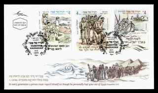 Dr Who 2017 Israel Passover Haggadah Fdc Pictorial Cancel C124159