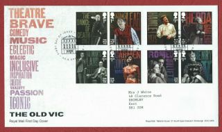 Gb Fdc.  " The Old Vic " Pmk.  London,  Se1 30/8/2018.  Ref Ab477