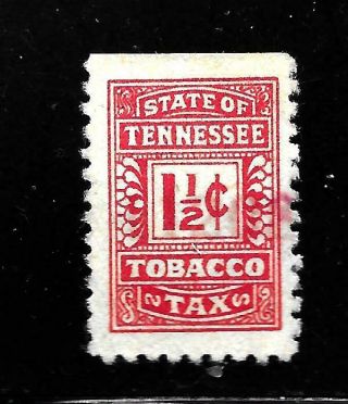 Hick Girl Stamp - State Of Tennessee 1 1/2 Cents Cigarettes Tax Y4024