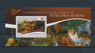 Lk89247 Togo 2015 Peter Paul Rubens Paintings Good Sheet Mnh
