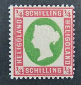 Nystamps British Heligoland Stamp 7 Og H $38 Signed