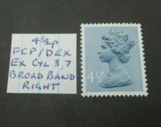 Specialised Machin Definitives.  Sg X865c.  Broad Band Right.  Error.  Mnh.