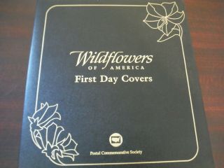 Wpphil Us Stamps 1992 Wildflowers Of America First Day Covers Album