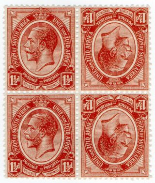 (i.  B) South Africa Postal : Definitive Tete Beche 1½d (sg 5a)