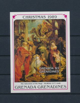 Lk89049 Grenada 1989 Peter Paul Rubens Paintings Good Sheet Mnh