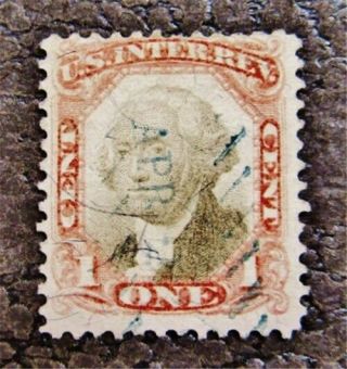 Nystamps Us Stamp R134 Cut Cancel $25