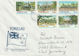 1986 Tokelau Cover Sent From International Stamp Fair Essen