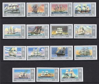 Ascension Island 1986 Ships Of The Royal Navy - Mnh Set - Cat £14.  20 - (62)