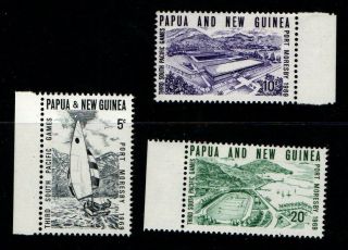 Papua Guinea 1969 South Pacific Games Sg 156 - 58 Mnh