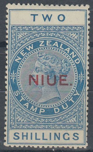 Niue 1918 2/ - Qv Revenue Very Fine (id:225/d58552)