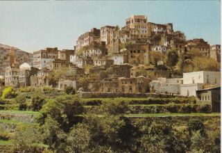 Yemen Post Card - A View From Jiblah City