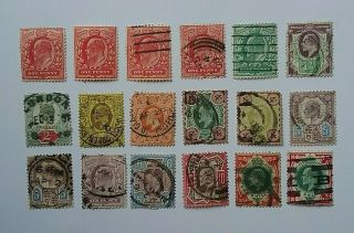 Gb 1902 - 1910 King Edward Vii Stamps