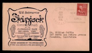Dr Who 1938 Uss Skipjack Navy Submarine Commissioned Prexie C130729