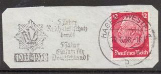 Germany Slogan Postmark / Cancel " Hagen (westf) 1 " 1938