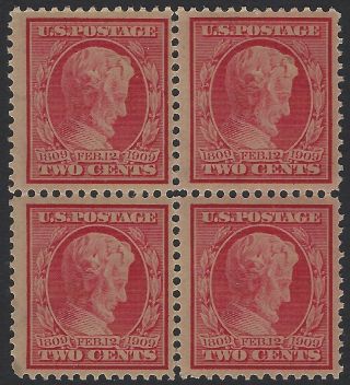 Us Stamps - Sc 367 - Block Of 4 - Never Hinged - Mnh (j - 842)
