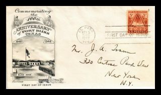 Dr Jim Stamps Us 100th Anniversary Fort Bliss Fdc Cover Scott 976 Fleetwood