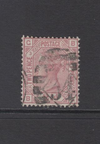 Gb Qv 2.  1/2d Rosy Mauve Sg141 Plate 3 " Bg " Very Good 1876 Stamp