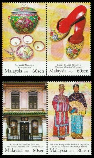 The Baba & Nyonya Heritage Malaysia 2013 Traditional Costume Wedding (stamp) Mnh