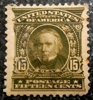 Buffalo Stamps,  Scott 309,  1901 Second Bureau,  H/og & Vf,  Cv = $175