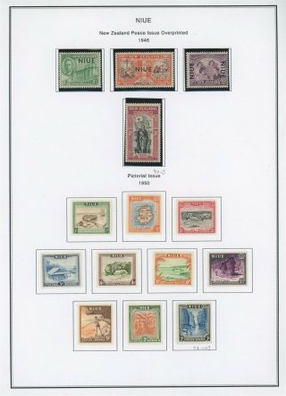 Niue Album Page Lot 5 - See Scan - $$$