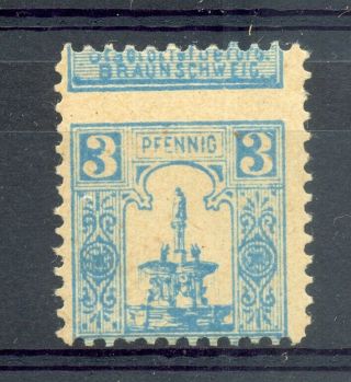 Germany Local Privat Post = Braunschweig 1892 =mi 54 - Perforation Error Mnh