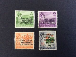 Trinidad And Tobago 1967; Fifth Year Of Independence Set; Sg318 - 321; Used/mnh.