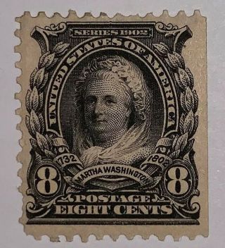 TRAVELSTAMPS: 1902 - 03 US Stamps Scott 306,  og,  hinged Martha Washington 2