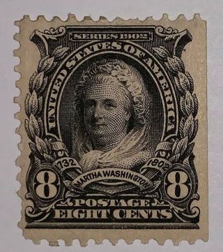 TRAVELSTAMPS: 1902 - 03 US Stamps Scott 306,  og,  hinged Martha Washington 3