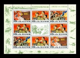 Stamps 1992 Korea.  3286 - 3288 Korean People 