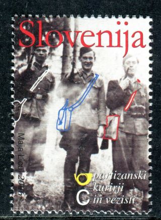 605 - Slovenia 2006 - Partisan Couriers And Signal Soldiers - History - Mnh Set