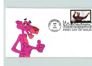 The Pink Panther,  Hand Painted,  Music Conductor Henry Mancini,  1 Of 1 Fdc