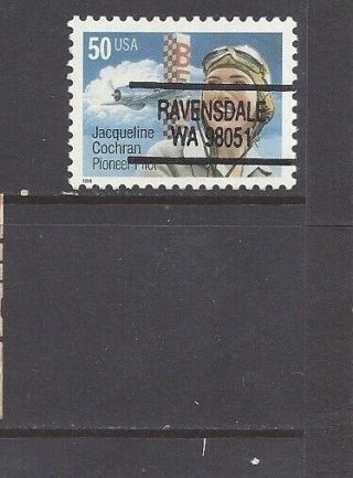 Washington Precancel On Cochran Air Mail Stamp (3066)