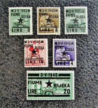 Nystamps Italy Fiume Stamp Og H / Nh Unlisted Rare