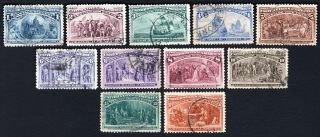 Usa 1892 Set Of Stamps Scott 230 - 39 Cv=260$